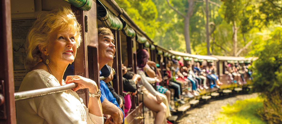 Puffing Billy Passengers