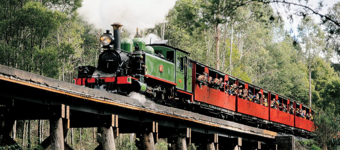 Puffing Billy Steam Train Ride