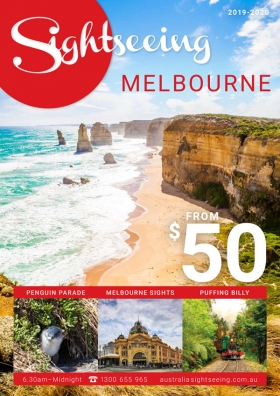 Melbourne Sightseeing Brochure 2019 2020 cover
